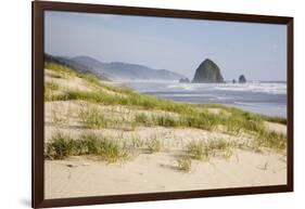 Cannon Beach and Haystack Rock, Oregon, USA-Jamie & Judy Wild-Framed Photographic Print