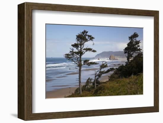 Cannon Beach and Haystack Rock, Oregon, USA-Jamie & Judy Wild-Framed Photographic Print