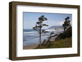 Cannon Beach and Haystack Rock, Oregon, USA-Jamie & Judy Wild-Framed Photographic Print