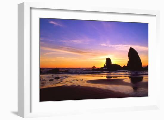 Cannon Beach IV-Ike Leahy-Framed Photographic Print