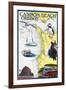 Cannon Beach, Oregon - Nautical Chart-Lantern Press-Framed Art Print