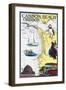 Cannon Beach, Oregon - Nautical Chart-Lantern Press-Framed Art Print