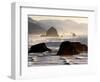 Cannon Beach Seen from Ecola State Park, Oregon.-Bennett Barthelemy-Framed Photographic Print