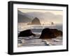 Cannon Beach Seen from Ecola State Park, Oregon.-Bennett Barthelemy-Framed Photographic Print