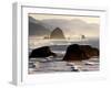 Cannon Beach Seen from Ecola State Park, Oregon.-Bennett Barthelemy-Framed Photographic Print