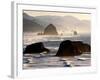 Cannon Beach Seen from Ecola State Park, Oregon.-Bennett Barthelemy-Framed Photographic Print