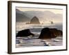 Cannon Beach Seen from Ecola State Park, Oregon.-Bennett Barthelemy-Framed Photographic Print