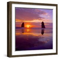 Cannon Beach VIII-Ike Leahy-Framed Photographic Print