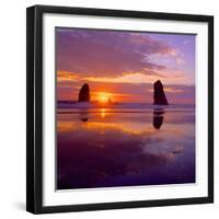 Cannon Beach VIII-Ike Leahy-Framed Photographic Print