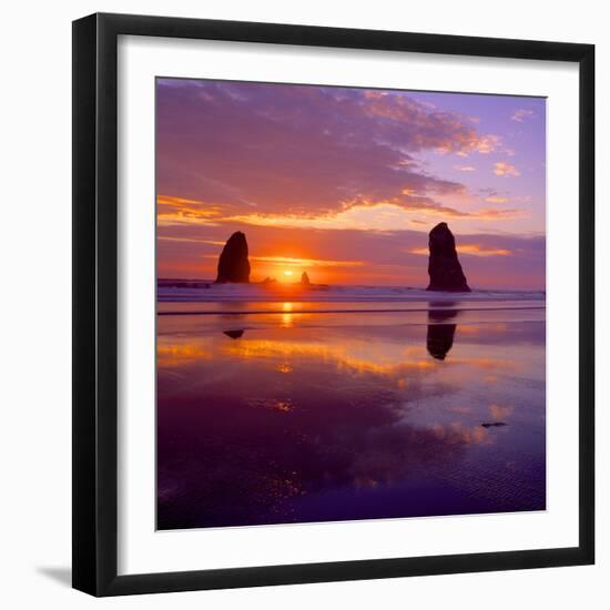 Cannon Beach VIII-Ike Leahy-Framed Photographic Print