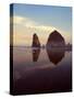 Cannon Beach X-Ike Leahy-Stretched Canvas