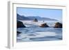 Cannon Beach-Michael Broom-Framed Art Print