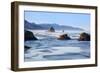 Cannon Beach-Michael Broom-Framed Premium Giclee Print