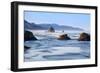 Cannon Beach-Michael Broom-Framed Premium Giclee Print