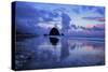 Cannon Cloudscape, Surreal Cannon Beach, Oregon Coast-Vincent James-Stretched Canvas