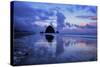 Cannon Cloudscape, Surreal Cannon Beach, Oregon Coast-Vincent James-Stretched Canvas