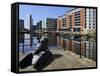 Cannon From the Royal Armouries, Clarence Dock, Leeds, West Yorkshire, England, Uk-Peter Richardson-Framed Stretched Canvas
