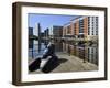 Cannon From the Royal Armouries, Clarence Dock, Leeds, West Yorkshire, England, Uk-Peter Richardson-Framed Photographic Print