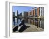 Cannon From the Royal Armouries, Clarence Dock, Leeds, West Yorkshire, England, Uk-Peter Richardson-Framed Photographic Print
