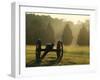 Cannon in Fog, Manassas National Battlefield Park, Virginia, USA-Charles Gurche-Framed Premium Photographic Print