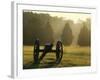 Cannon in Fog, Manassas National Battlefield Park, Virginia, USA-Charles Gurche-Framed Photographic Print