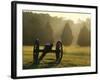 Cannon in Fog, Manassas National Battlefield Park, Virginia, USA-Charles Gurche-Framed Photographic Print