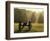 Cannon in Fog, Manassas National Battlefield Park, Virginia, USA-Charles Gurche-Framed Photographic Print