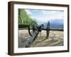 Cannon in Point Park Overlooking Chattanooga City, Chattanooga, Tennessee, United States of America-Gavin Hellier-Framed Photographic Print