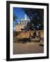 Cannon Outside Governor's Palace, Williamsburg, Virginia, USA-Walter Bibikow-Framed Photographic Print