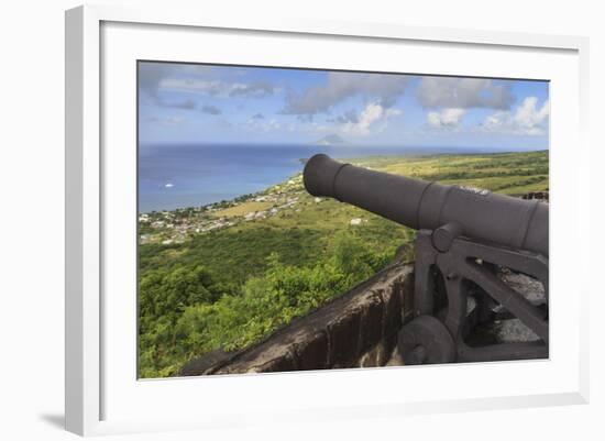 Cannon Points Towards the Sea-Eleanor Scriven-Framed Photographic Print