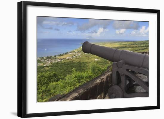 Cannon Points Towards the Sea-Eleanor Scriven-Framed Photographic Print