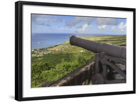 Cannon Points Towards the Sea-Eleanor Scriven-Framed Photographic Print