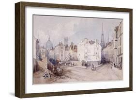 Cannon Street, London, 1851-Thomas Colman Dibdin-Framed Giclee Print