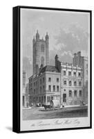 Cannon Street West, City of London, 1860-null-Framed Stretched Canvas