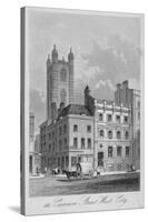 Cannon Street West, City of London, 1860-null-Stretched Canvas