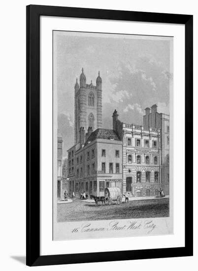 Cannon Street West, City of London, 1860-null-Framed Giclee Print