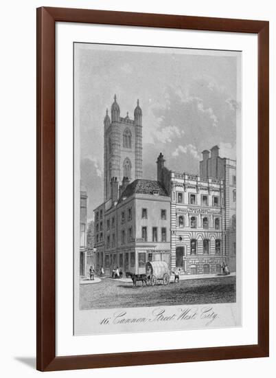 Cannon Street West, City of London, 1860-null-Framed Giclee Print