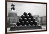 Cannonballs at El Morro San Juan Puerto Rico-null-Framed Photo