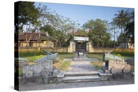 Cannons at Fine Arts Museum, Citadel, Hue, Thua Thien-Hue, Vietnam, Indochina, Southeast Asia, Asia-Ian Trower-Stretched Canvas