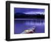 Canoe and Lantern on Banks of Sparks Lake, Cascade Range, Oregon, USA-Janis Miglavs-Framed Photographic Print