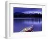 Canoe and Lantern on Banks of Sparks Lake, Cascade Range, Oregon, USA-Janis Miglavs-Framed Photographic Print