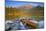 Canoe at Pyramid Lake with Pyramid Mountain in the Background-Miles Ertman-Mounted Photographic Print