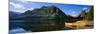 Canoe at the Lakeside, Bow Lake, Banff National Park, Alberta, Canada-null-Mounted Photographic Print