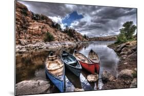 Canoe Break-Bob Larson-Mounted Art Print