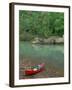 Canoe by the Big Piney River, Arkansas-Gayle Harper-Framed Premium Photographic Print
