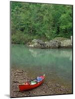 Canoe by the Big Piney River, Arkansas-Gayle Harper-Mounted Photographic Print