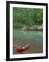 Canoe by the Big Piney River, Arkansas-Gayle Harper-Framed Photographic Print