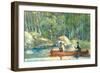 Canoe Catch-William Hamilton Hope-Framed Art Print