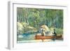 Canoe Catch-William Hamilton Hope-Framed Art Print