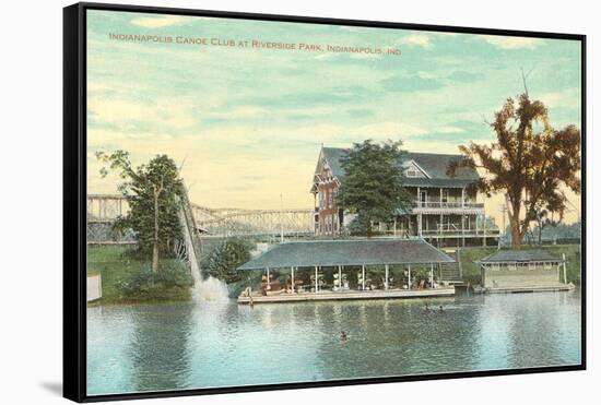 Canoe Club, Indianapolis, Indiana-null-Framed Stretched Canvas